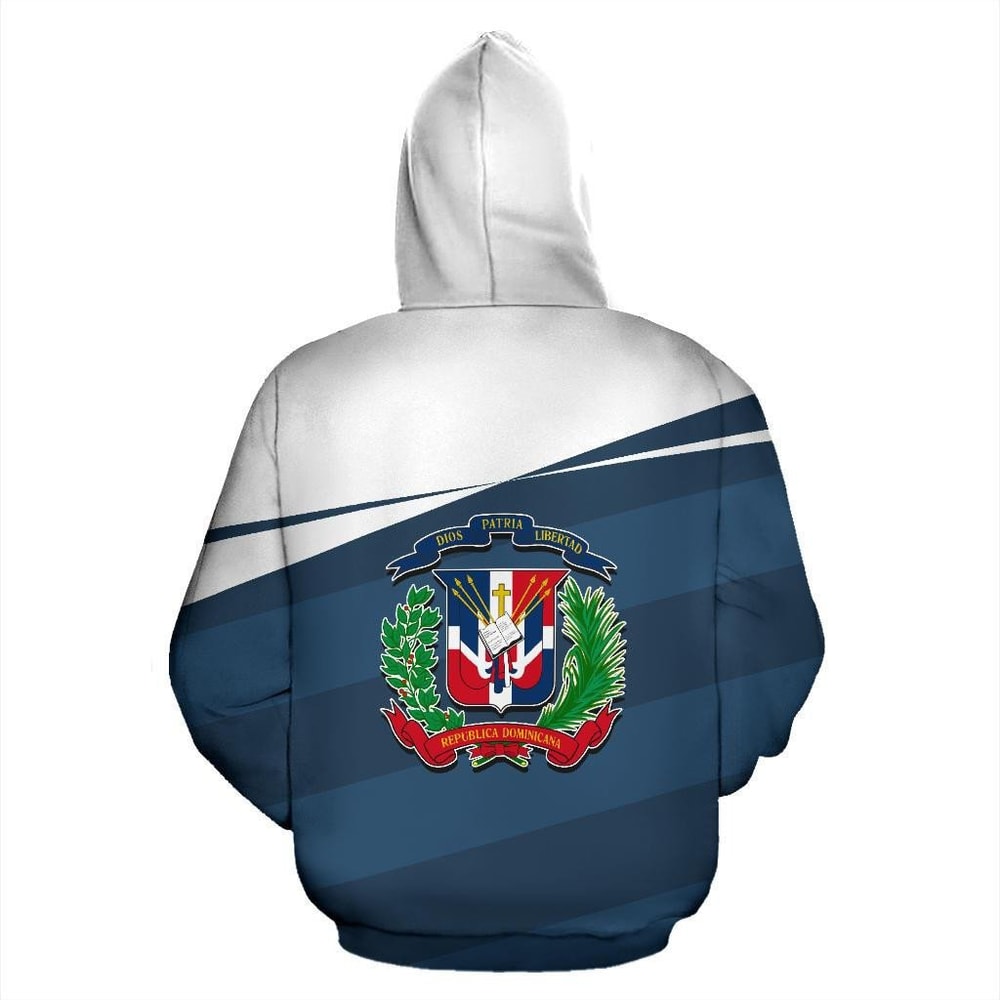 Dominican Coat Of Arms Vivian Style Hoodie 3D, Personalized All Over Print Hoodie 3D