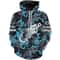 Fish Hook Skull Blue Camo Fish Reaper Hoodie 3D, Personalized All Over Print Hoodie 3D