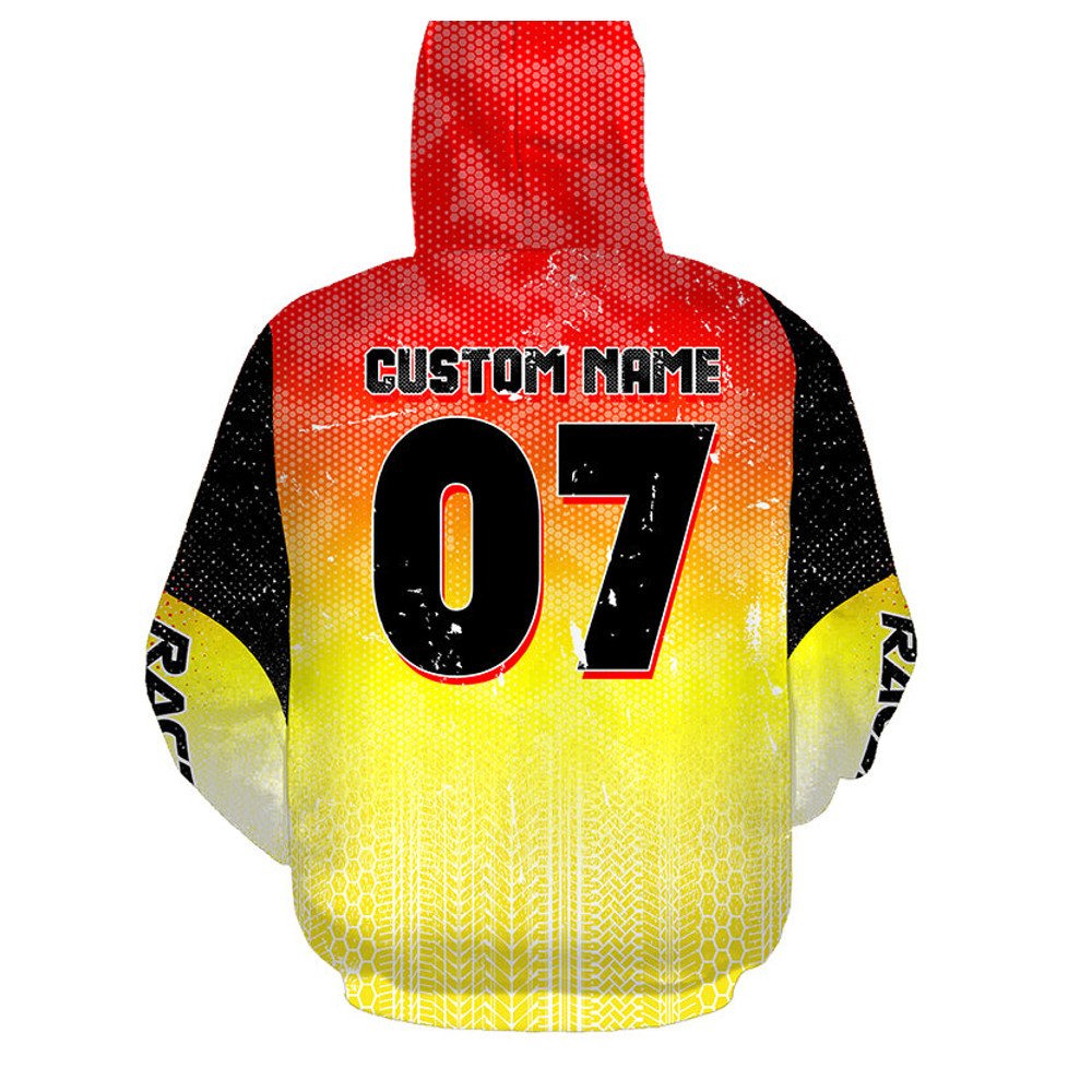 Motocross Adult UV Dirt Bike Racing Motorcycle Hoodie 3D, Personalized All Over Print Hoodie 3D