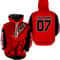 Red Motocross UV Adult Dirt Bike Off-Road Motorcycle Hoodie 3D, Personalized All Over Print Hoodie 3D