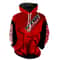 Red Motocross UV Adult Dirt Bike Off-Road Motorcycle Hoodie 3D, Personalized All Over Print Hoodie 3D