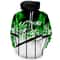 Green ATV Motocross Hoodie 3D, Personalized All Over Print Hoodie 3D