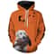 Best Pheasant Hunting Dogs Orange Hoodie 3D, Personalized All Over Print Hoodie 3D V7
