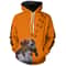 Brittany Dog Pheasant Hunting Blaze Orange Hoodie 3D, Personalized All Over Print Hoodie 3D