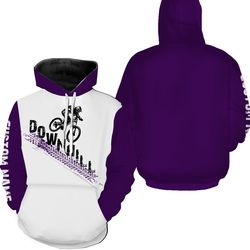 downhill mountain bike racing hoodie 3d, personalized all over print hoodie 3d