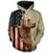 Chesapeake Bay Retriever American Flag Hoodie 3D, Personalized All Over Print Hoodie 3D