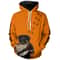 Black Labs Dog Pheasant Hunting Blaze Orange Hoodie 3D, Personalized All Over Print Hoodie 3D
