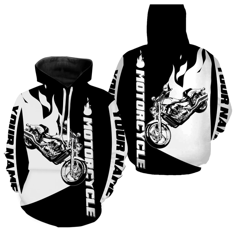 Cool Off-road Racing Motorcycle Hoodie 3D, Personalized All Over Print Hoodie 3D