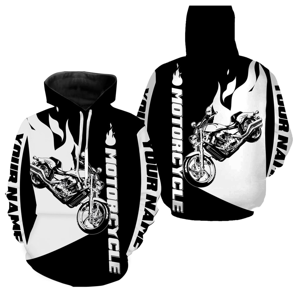 Cool Off-Road Racing Motorcycle Hoodie 3D, Personalized All Over Print Hoodie 3D Y9