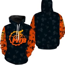 road bike clothes mountain biking jersey biking hoodie 3d, personalized all over print hoodie 3d y44