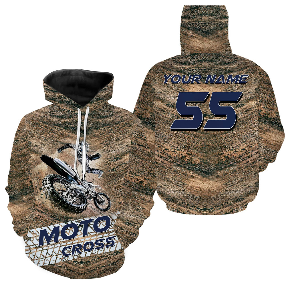 Motocross Rider Hoodie 3D, Personalized All Over Print Hoodie 3D Y84
