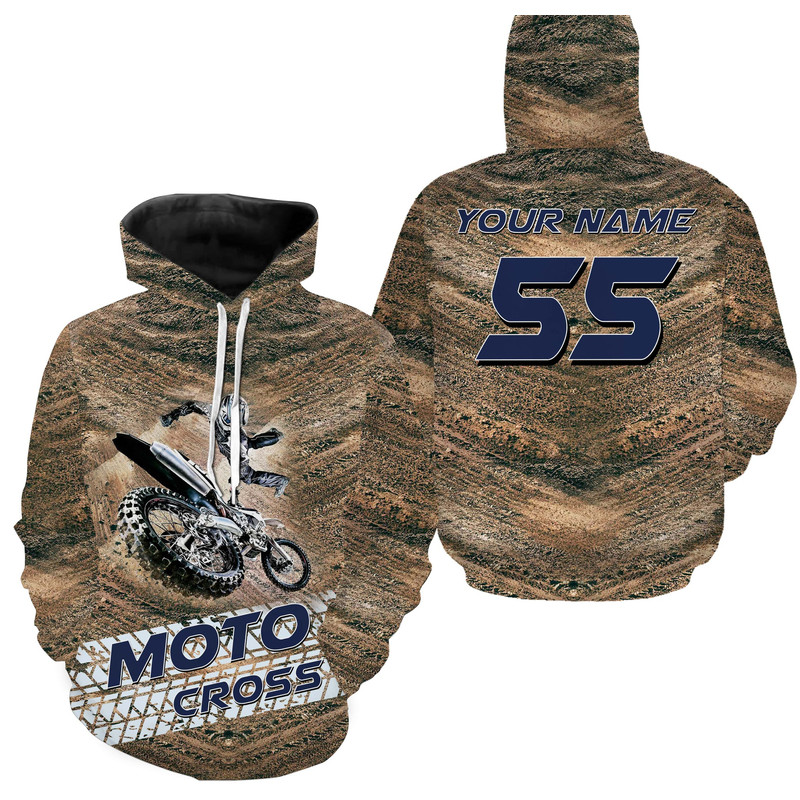 Motocross Rider Hoodie 3D, Personalized All Over Print Hoodie 3D Y84