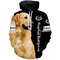 Golden Retriever Dog Gifts For Golden Lovers Hoodie 3D, Personalized All Over Print Hoodie 3D Y100