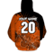 ATV Motocross Orange Hoodie 3D, Personalized All Over Print Hoodie 3D Y114