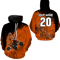 ATV Motocross Orange Hoodie 3D, Personalized All Over Print Hoodie 3D Y114