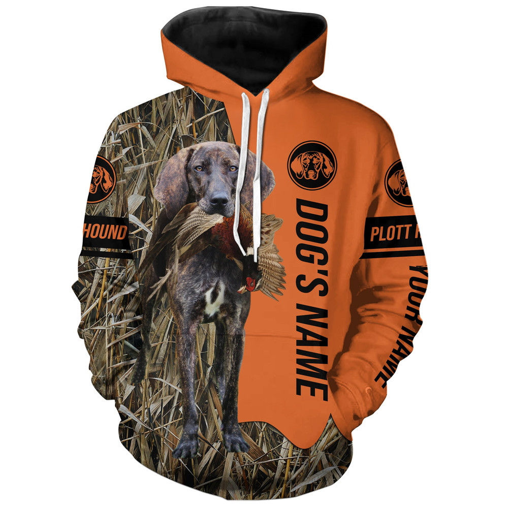 Dog Pheasant Hunting German Shepherd Dog Camouflage Hoodie 3D, Personalized All Over Print Hoodie 3D Y154