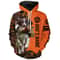 Pheasant Hunting With Dog English Springer Spaniel Hoodie 3D, Personalized All Over Print Hoodie 3D Y165