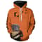 Chocolate Labs Pheasant Hunting Orange Hoodie 3D, Personalized All Over Print Hoodie 3D Y179