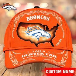I Am A Denver Broncos fan Caps, NFL Denver Broncos Caps for Fan