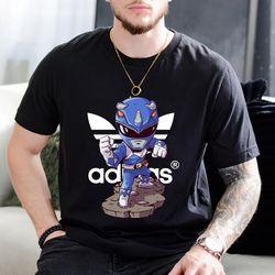 adidas chibi blue ranger fan gift t-shirt