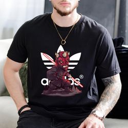 adidas chibi darth maul fan gift t-shirt, sweatshirt,hoodies