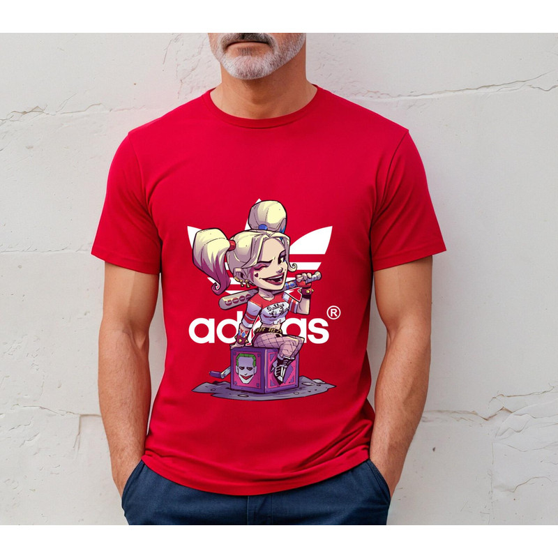Adidas Chibi Harley Suicide Squad Fan Gift TShirt03red03redjpg