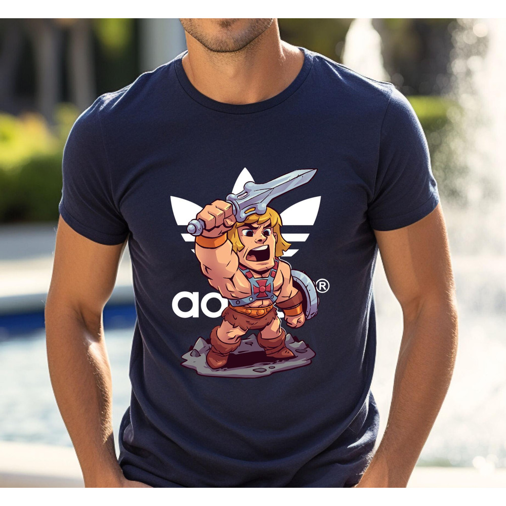 Adidas Chibi He Man Fan Gift TShirt02navy02navyjpg