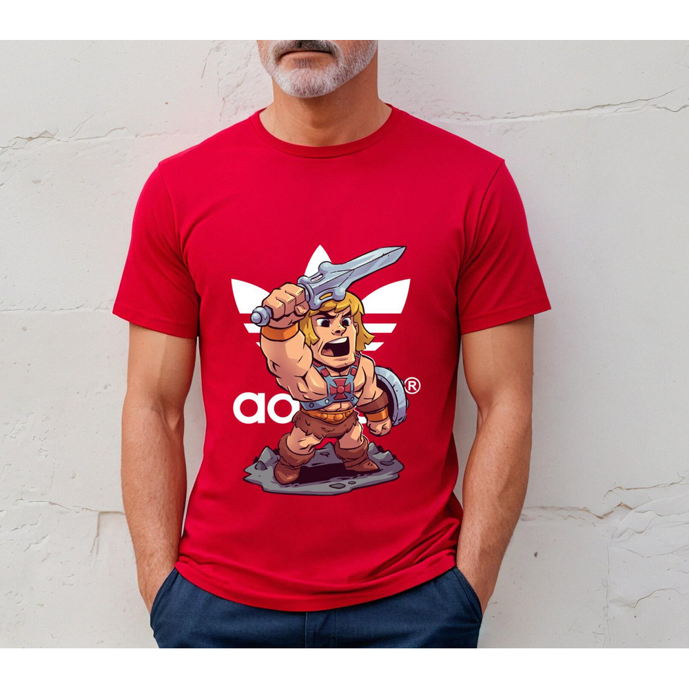 Adidas Chibi He Man Fan Gift TShirt03red03redjpg