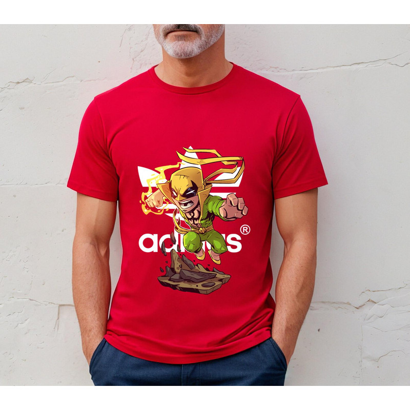 Adidas Chibi Iron Fist Fan Gift TShirt03red03redjpg