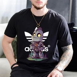 adidas chibi iron giant fan gift t-shirt