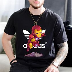 adidas chibi ironman fan gift t-shirt
