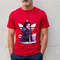 Adidas Chibi Jon Snow and Ghost Fan Gift TShirt03red03redjpg