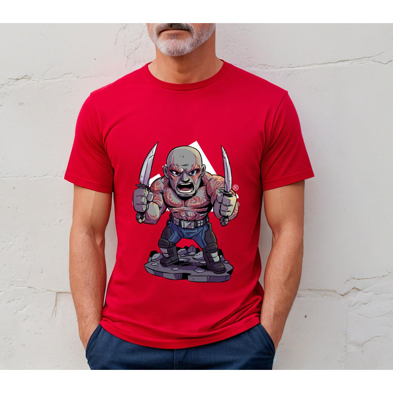 Adidas Fashion Drax the Destroyer Chibi Fan Gift TShirt03red03redjpg