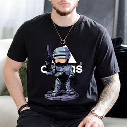 adidas fashion robocop chibi fan gift t-shirt