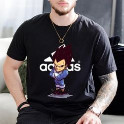 adidas fashion vegeta chibi fan gift t-shirt