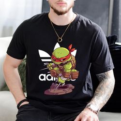 adidas raph ninja turtle chibi fan gift t-shirt