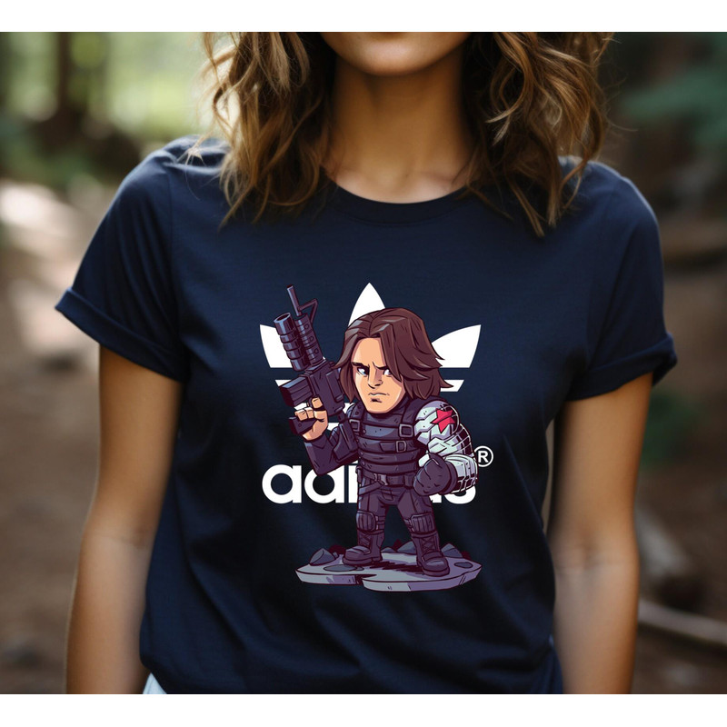 Adidas Winter Soldier Chibi Fan Gift TShirt05gnavy05gnavyjpg