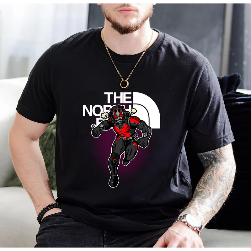AntMan The North Face Fan Gift TShirt01black01blackjpg