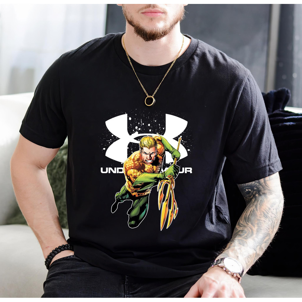 Aquaman Under Armour Fan Gift TShirt01black01blackjpg
