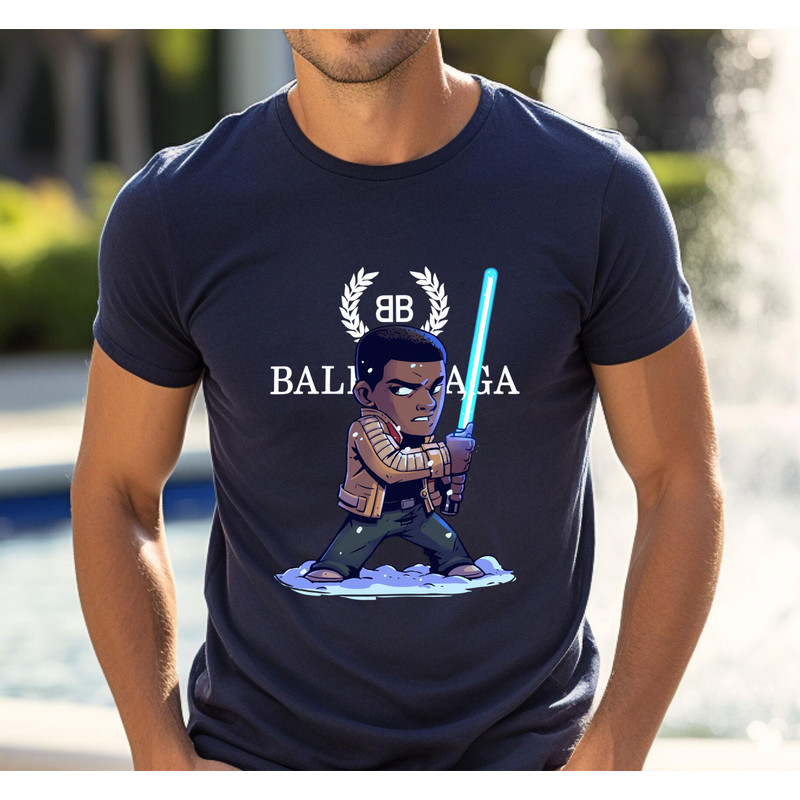 Balenciaga BB Chibi Finn Fan Gift TShirt02navy02navyjpg