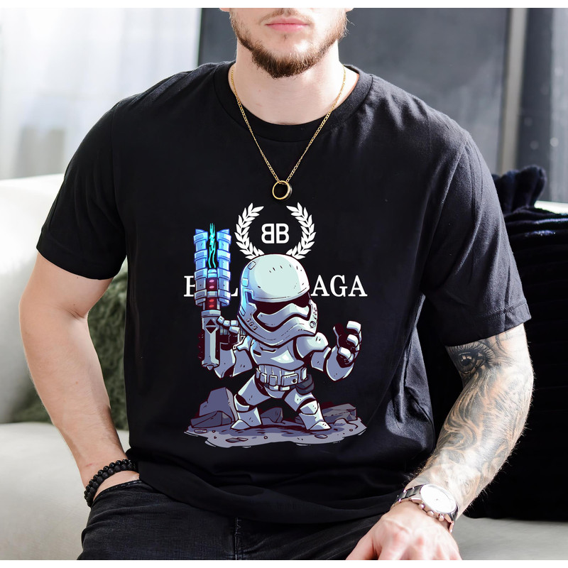 Balenciaga BB Chibi FN 2199 First Order Storm Trooper Fan Gift TShirt01black01blackjpg