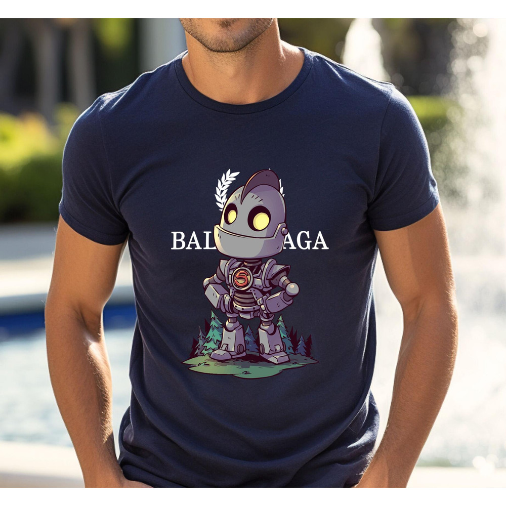 Balenciaga BB Chibi Iron Giant Fan Gift TShirt02navy02navyjpg
