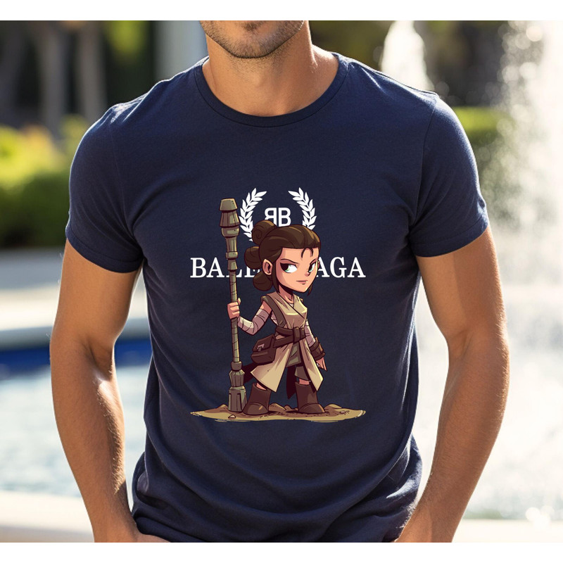Balenciaga BB Chibi Rey Fan Gift TShirt02navy02navyjpg