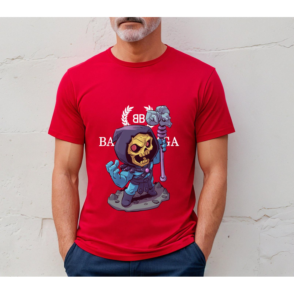 Balenciaga BB Chibi Skeletor Fan Gift TShirt03red03redjpg