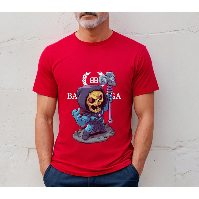 Balenciaga BB Chibi Skeletor Fan Gift TShirt03red03redjpg