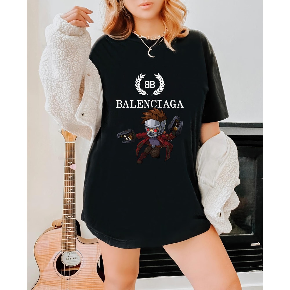 Balenciaga BB Chibi Starlord Fan Gift TShirt04gblack04gblackjpg
