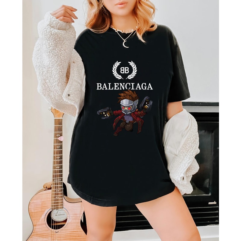 Balenciaga BB Chibi Starlord Fan Gift TShirt04gblack04gblackjpg