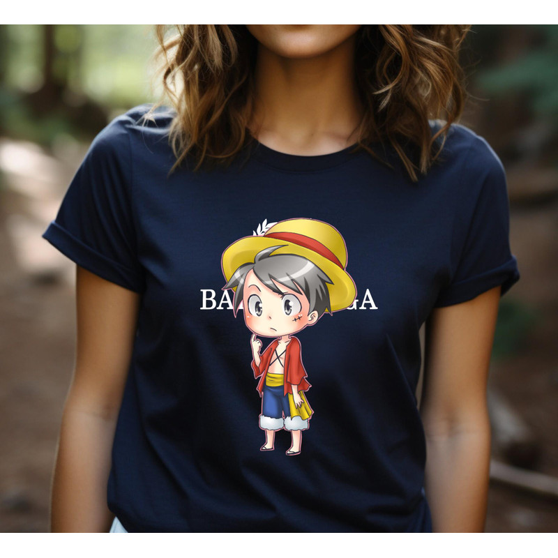 Balenciaga BB Luffy Chibi Fan Gift TShirt05gnavy05gnavyjpg