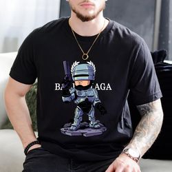 balenciaga bb robocop chibi fan gift t-shirt