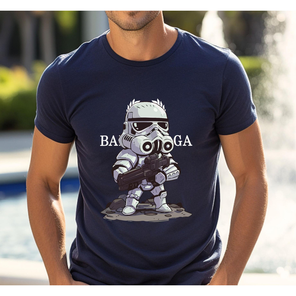 Balenciaga BB Stormtrooper Chibi Starwars Fan Gift TShirt02navy02navyjpg